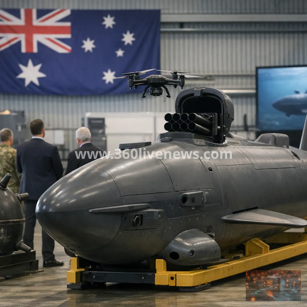 Australia reveals Ghost Shark drones can launch aerial drones and carry sea mines