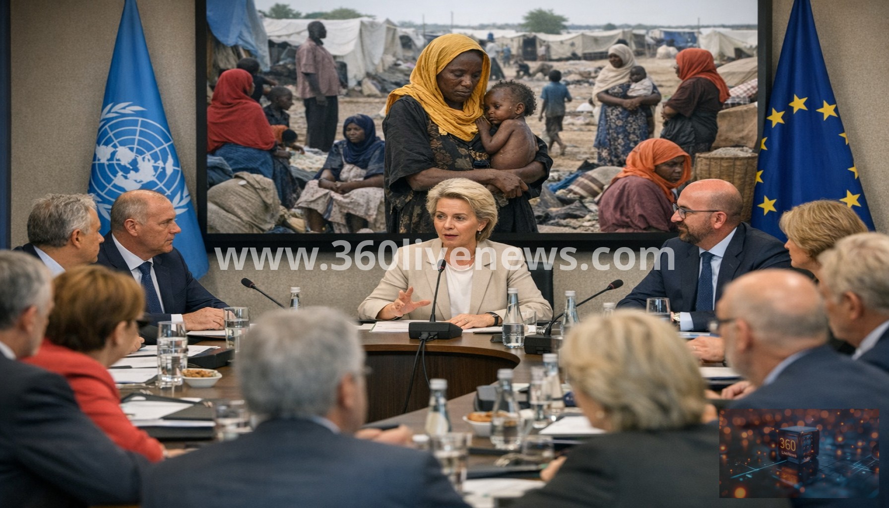 EU pledges €1.3bn aid for Sudan and backs arms embargo amid civil war