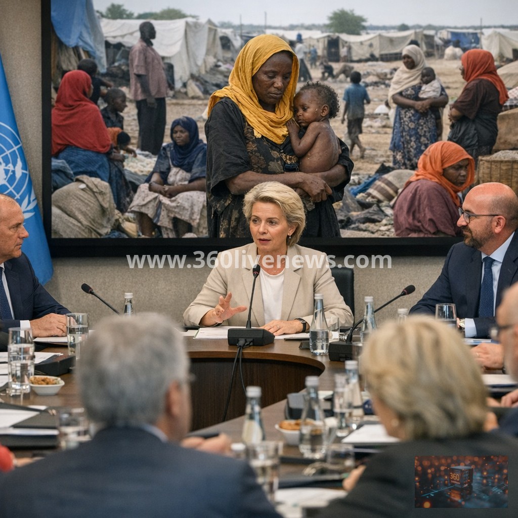 EU pledges €1.3bn aid for Sudan and backs arms embargo amid civil war