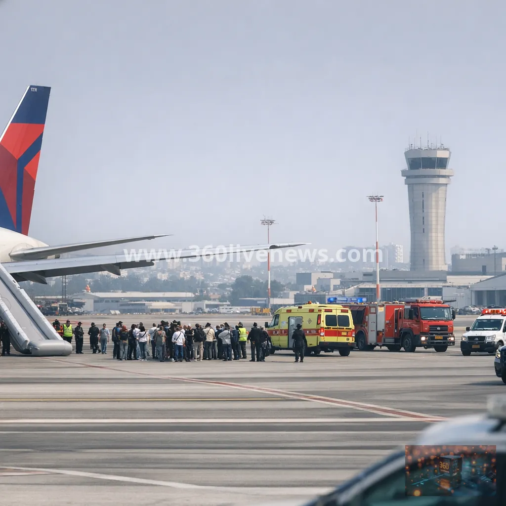 Delta flight evacuated at Ben Gurion Airport after anonymous bomb threat