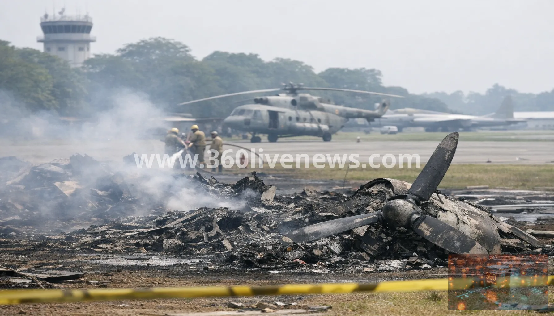 Indian Air Force AN-32 crashes at Jorhat air station in Assam
