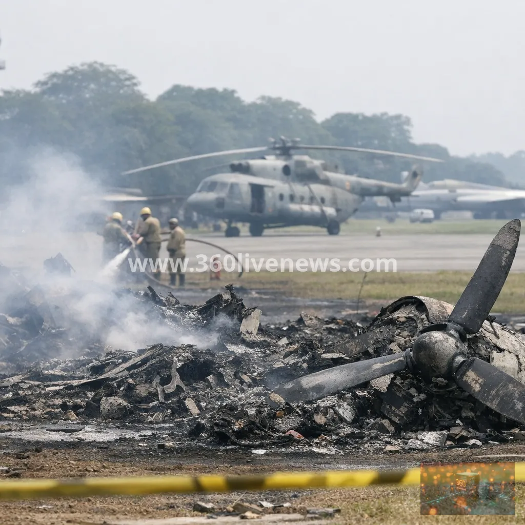 Indian Air Force AN-32 crashes at Jorhat air station in Assam