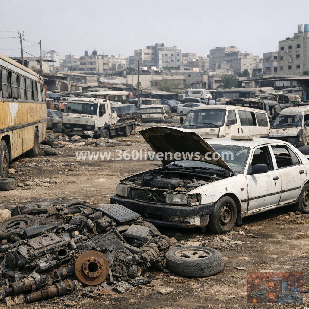 Gaza Transport Paralyzed by Spare Parts Shortage Amid Ceasefire