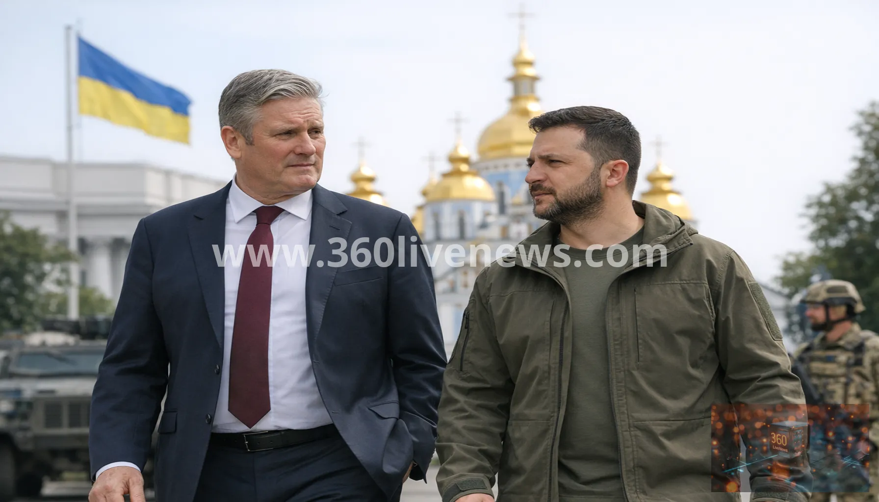Starmer makes final Kyiv trip as prime minister and pledges continued UK support for Ukraine