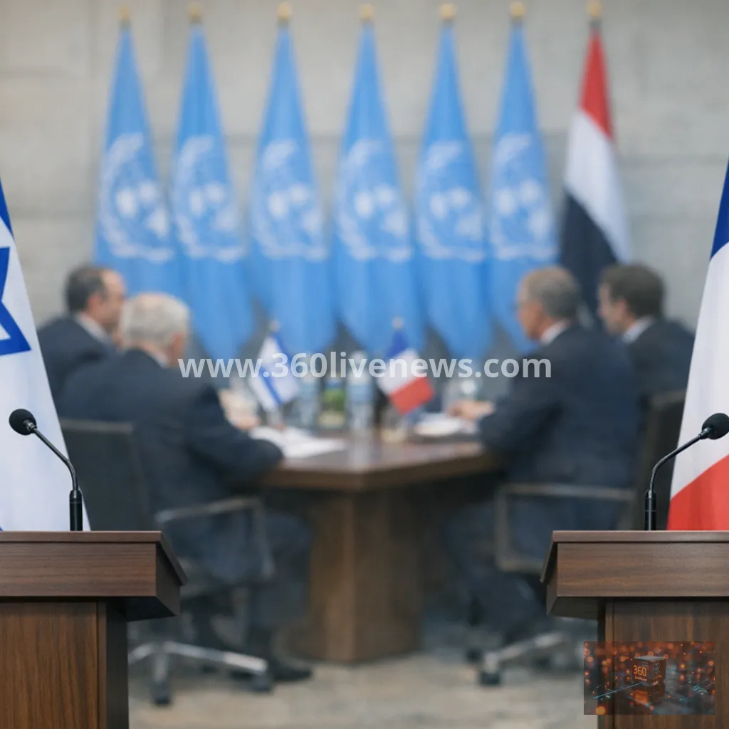 Netanyahu condemns Macron's UN remarks on the West Bank as 'grotesque absurdity'
