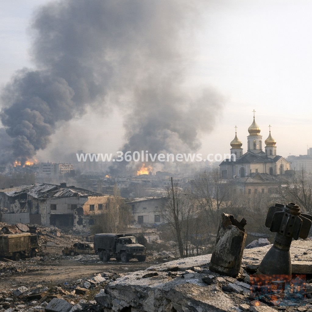 Ukraine strikes kill six in occupied Donetsk and Russian border regions as Kyiv recovers from weekend bombardment