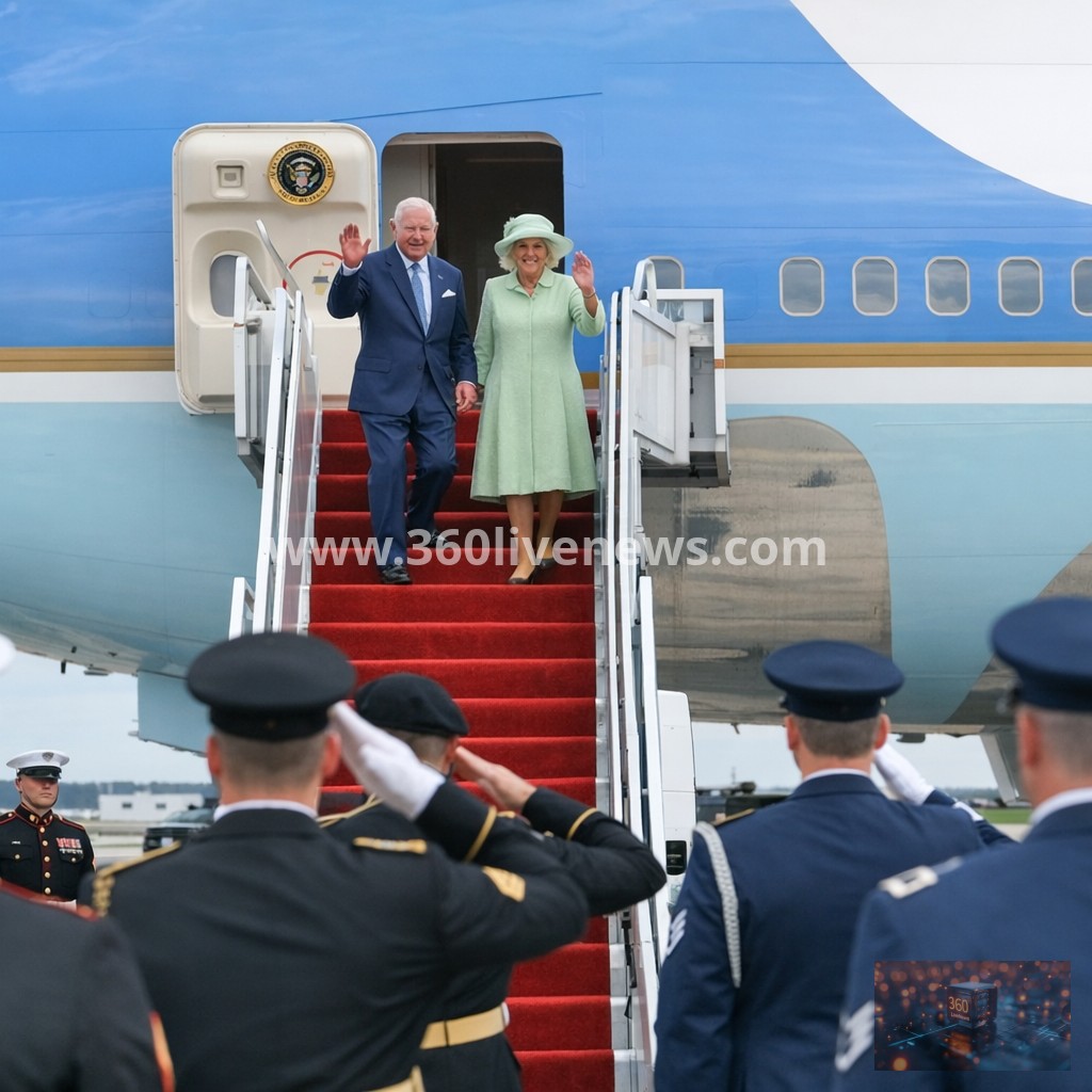 King Charles begins US state visit amid heightened security