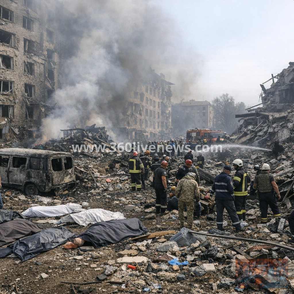 Russian strikes kill at least 27 in Ukraine before ceasefire deadline