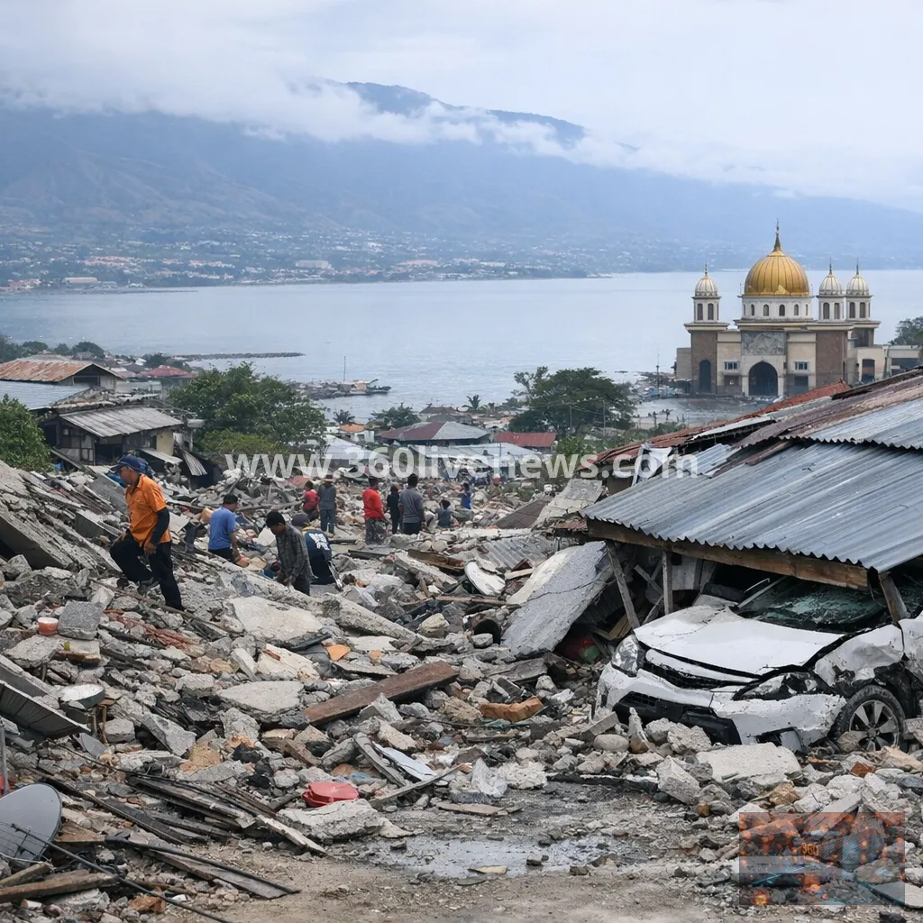 Magnitude 6.7 earthquake strikes near Palu in central Sulawesi, Indonesia