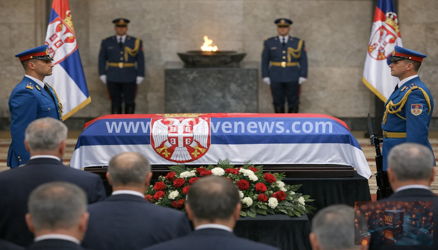 Serbia receives Ratko Mladic's body with military honours