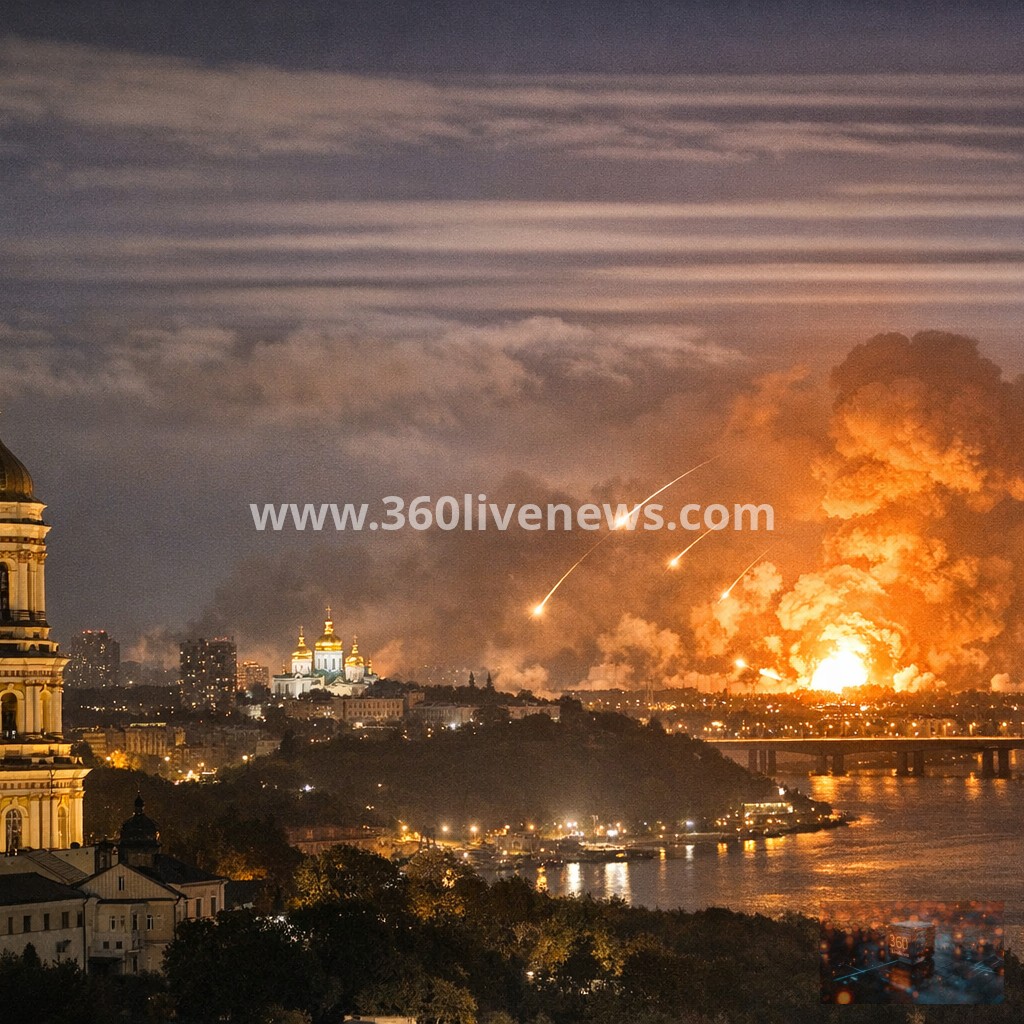 Russia launches major overnight strike on Ukraine, hitting Kyiv residential buildings