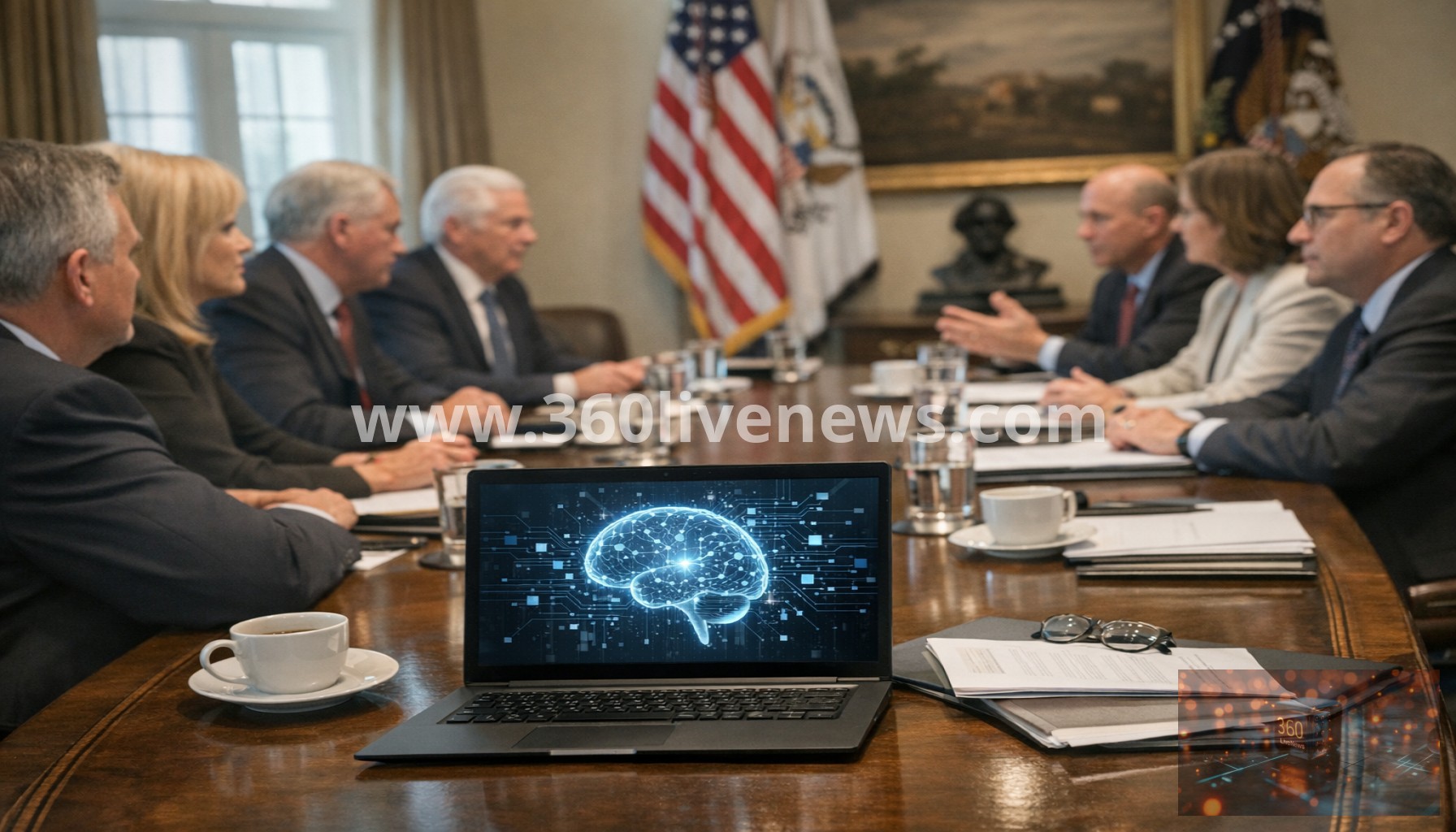 White House discusses vetting AI models before public release