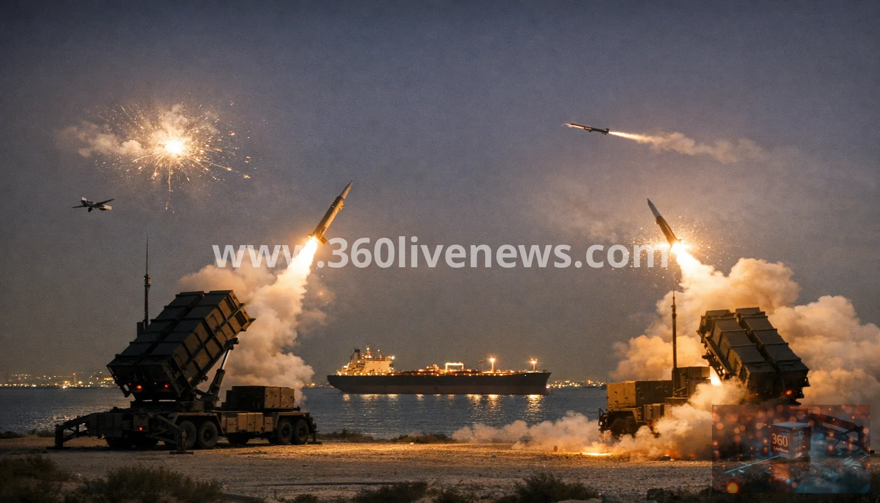 Kuwait says it is intercepting missile and drone attack from Iran
