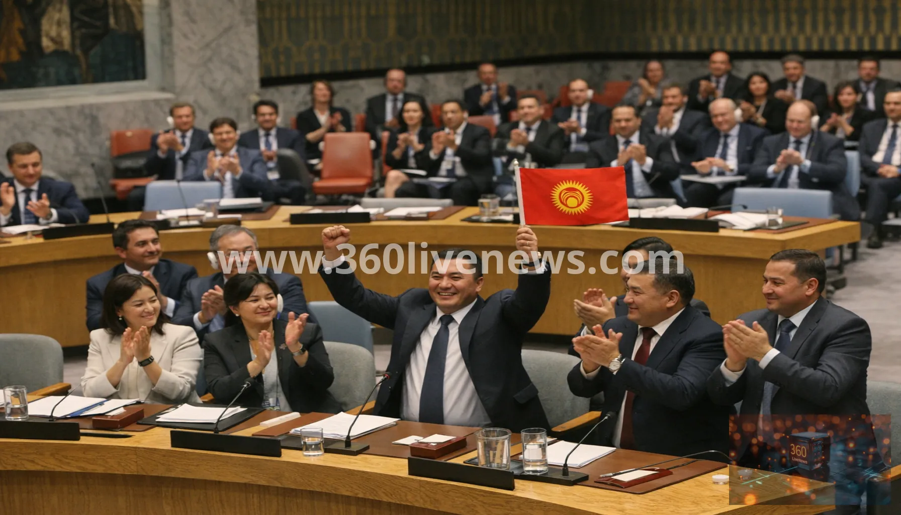 Kyrgyzstan elected to UN Security Council for first time in its history