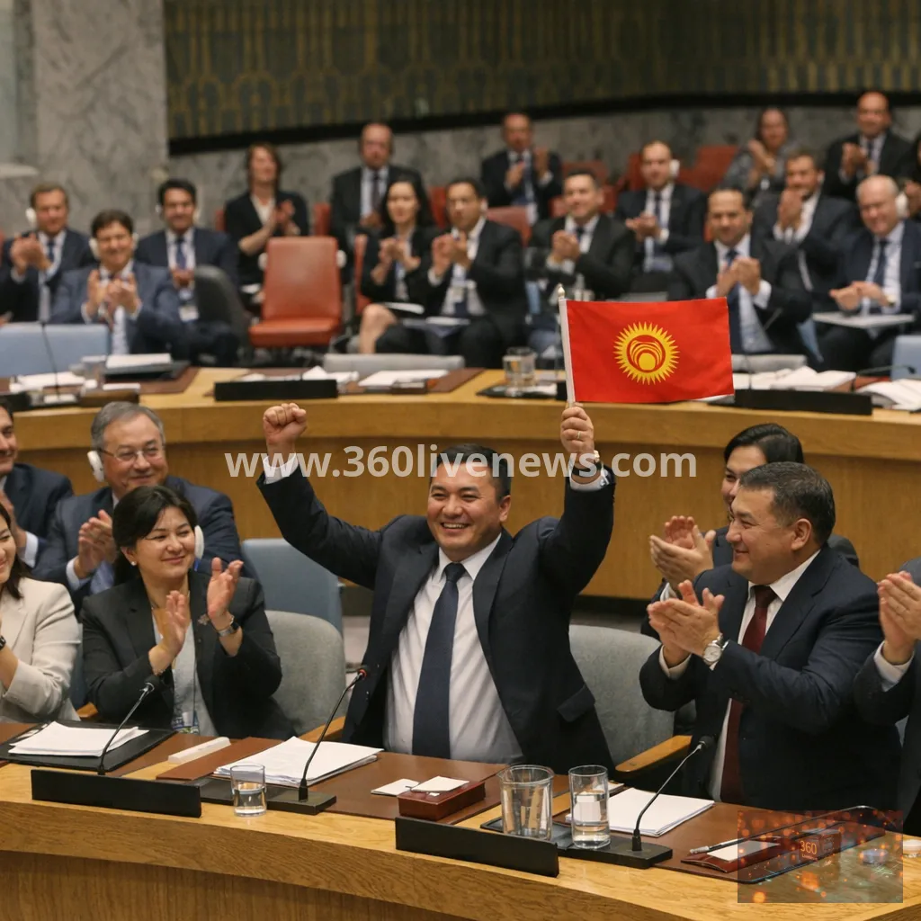 Kyrgyzstan elected to UN Security Council for first time in its history