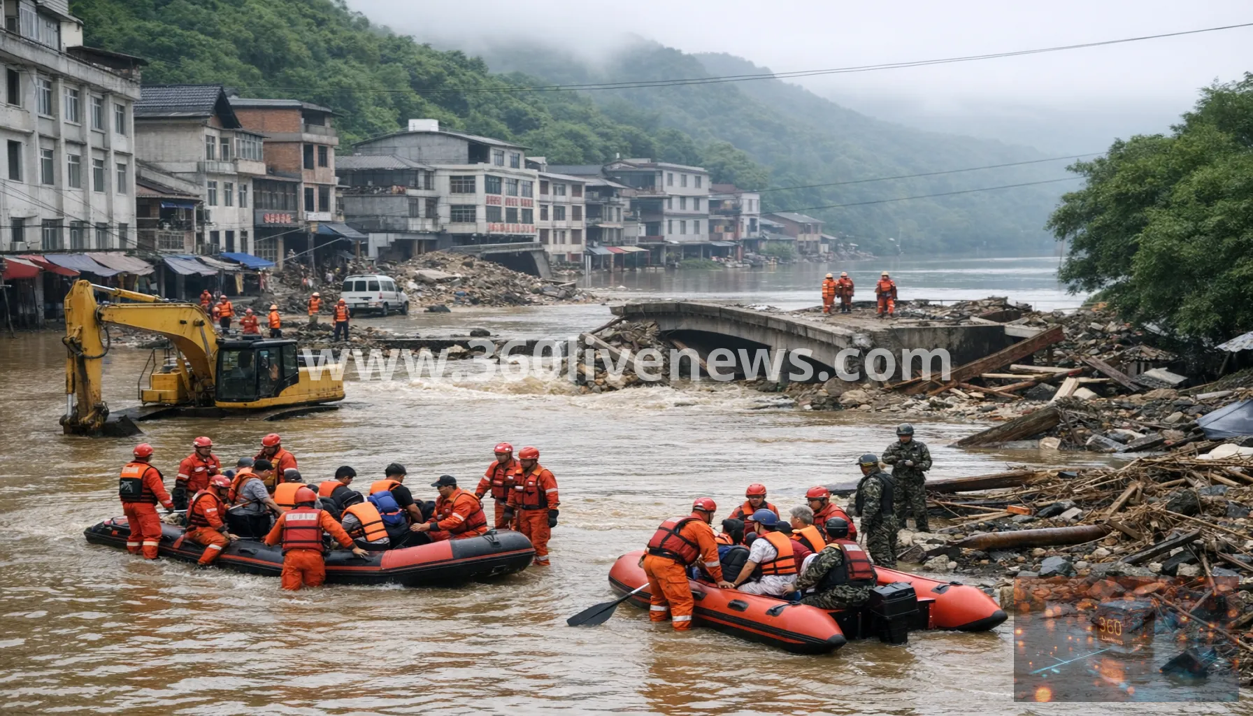 China flooding in Guangxi worsens as snake farms are inundated and residents warned