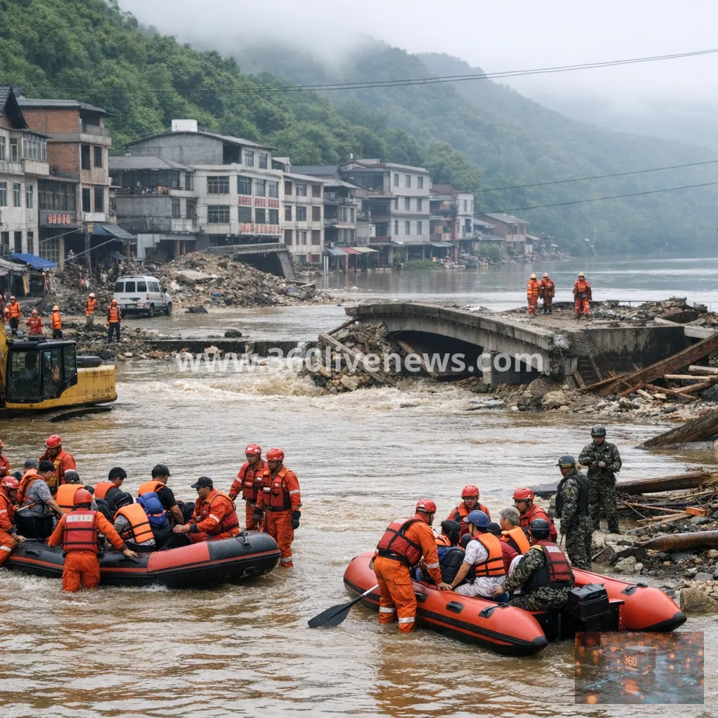 China flooding in Guangxi worsens as snake farms are inundated and residents warned