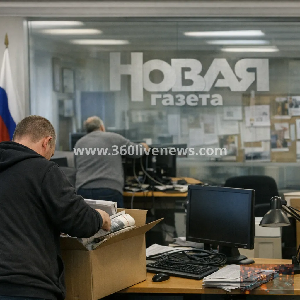 Novaya Gazeta says it will shut down under Kremlin pressure