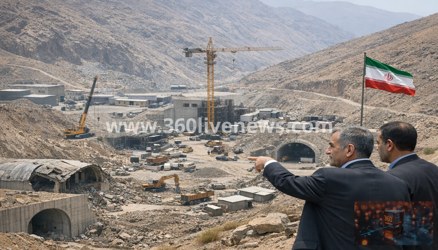 Satellite images suggest Iran is rebuilding damaged Taleghan 2 nuclear site after US strikes