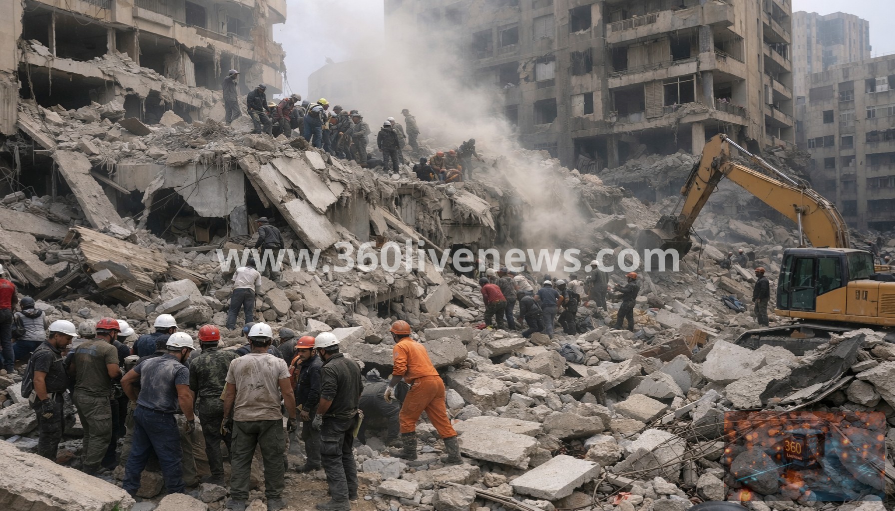 Death toll in Beirut surpasses 300 following Israeli air strikes as rescue efforts continue for trapped victims