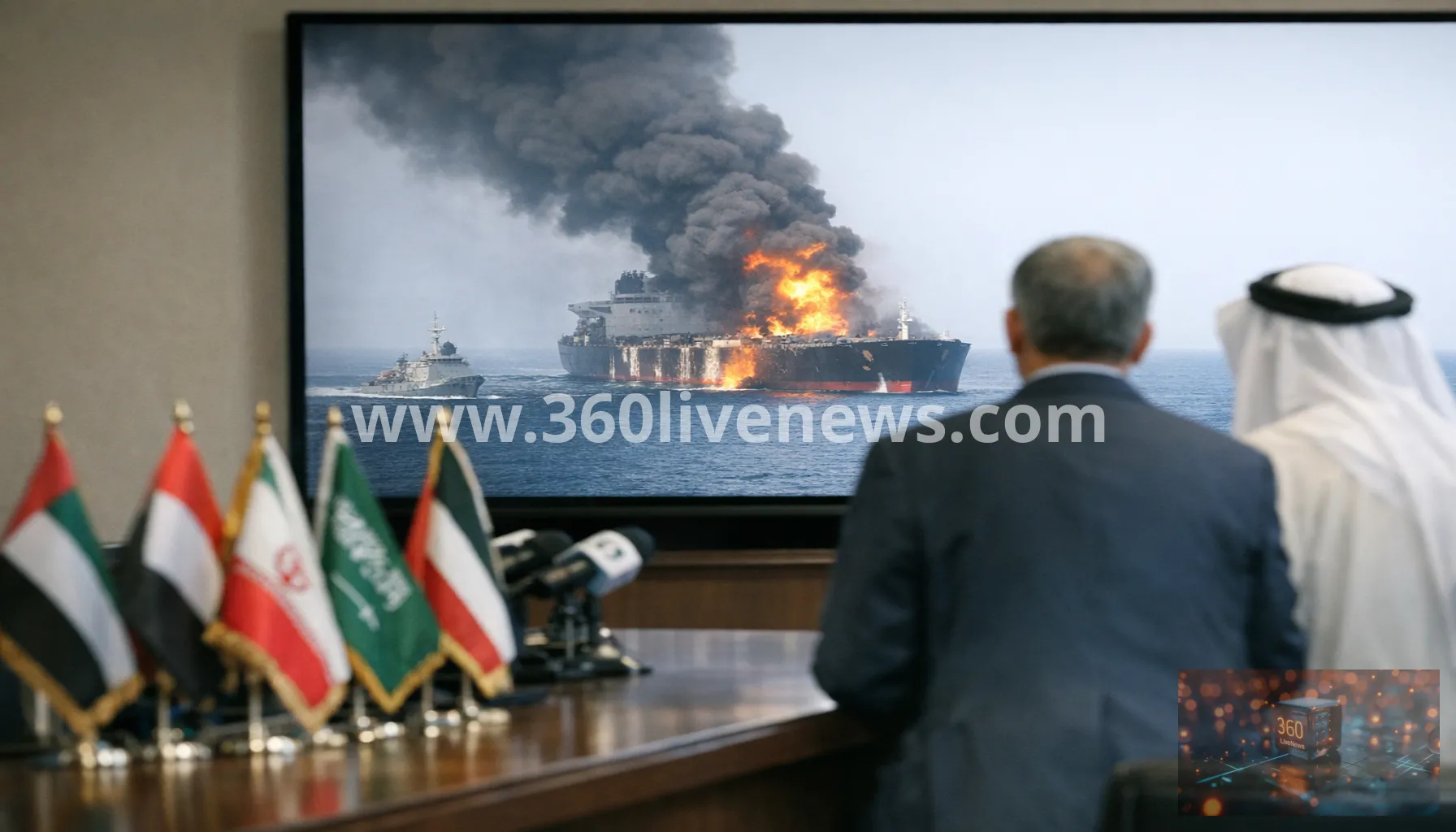 UAE says ADNOC tanker struck in Strait of Hormuz as Gulf states condemn attack