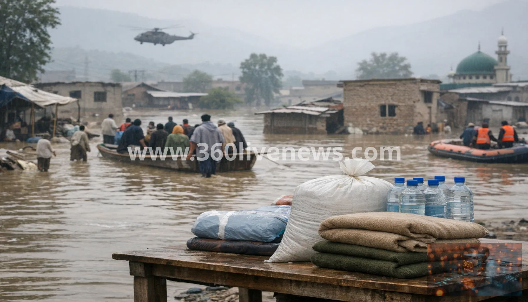 Death toll climbs in South Asia floods as relief efforts expand