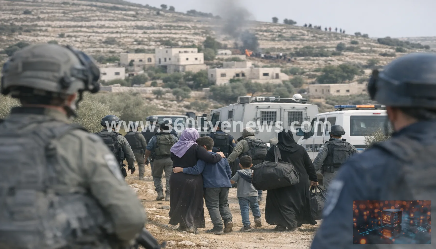 Aid attempt to trapped Palestinian families in Qusra blocked as military zone remains in place