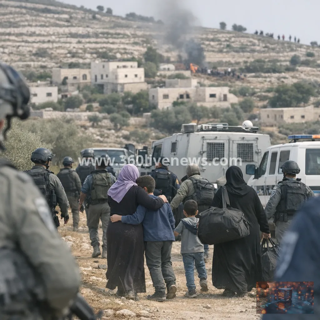 Aid attempt to trapped Palestinian families in Qusra blocked as military zone remains in place