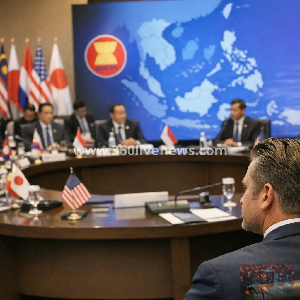 Hegseth attends ASEAN defence talks in Manila amid South China Sea tensions