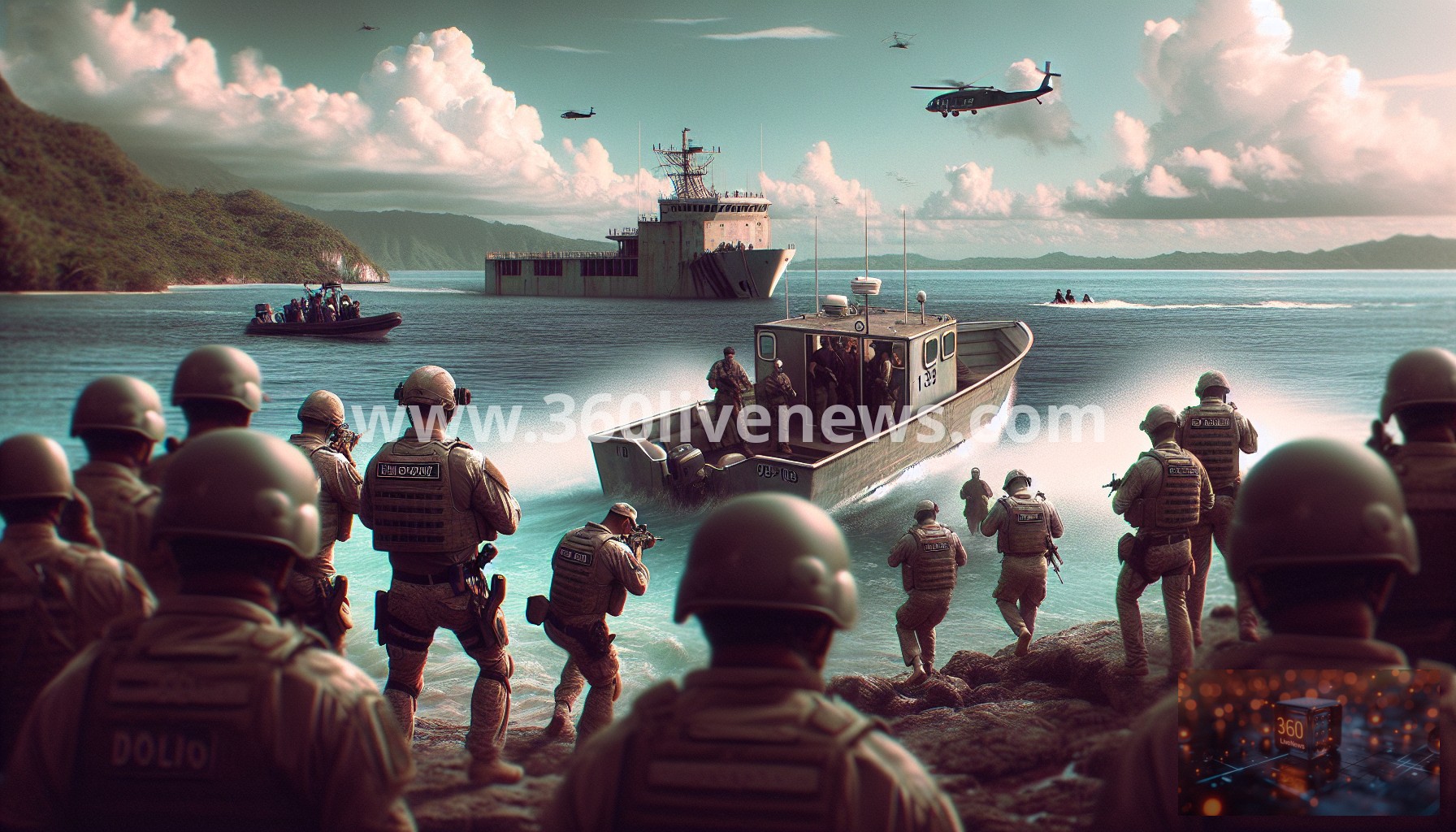 UN-backed Gang Suppression Force troops arrive in Haiti to address escalating gang violence ahead of elections