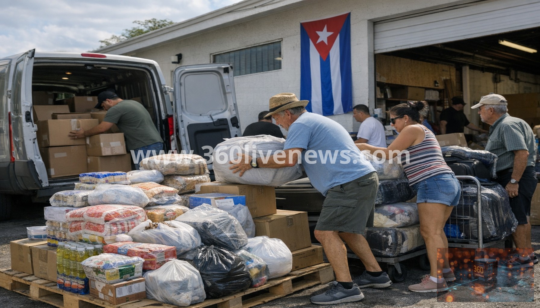 Floridians send food and supplies to relatives in Cuba as oil blockade bites
