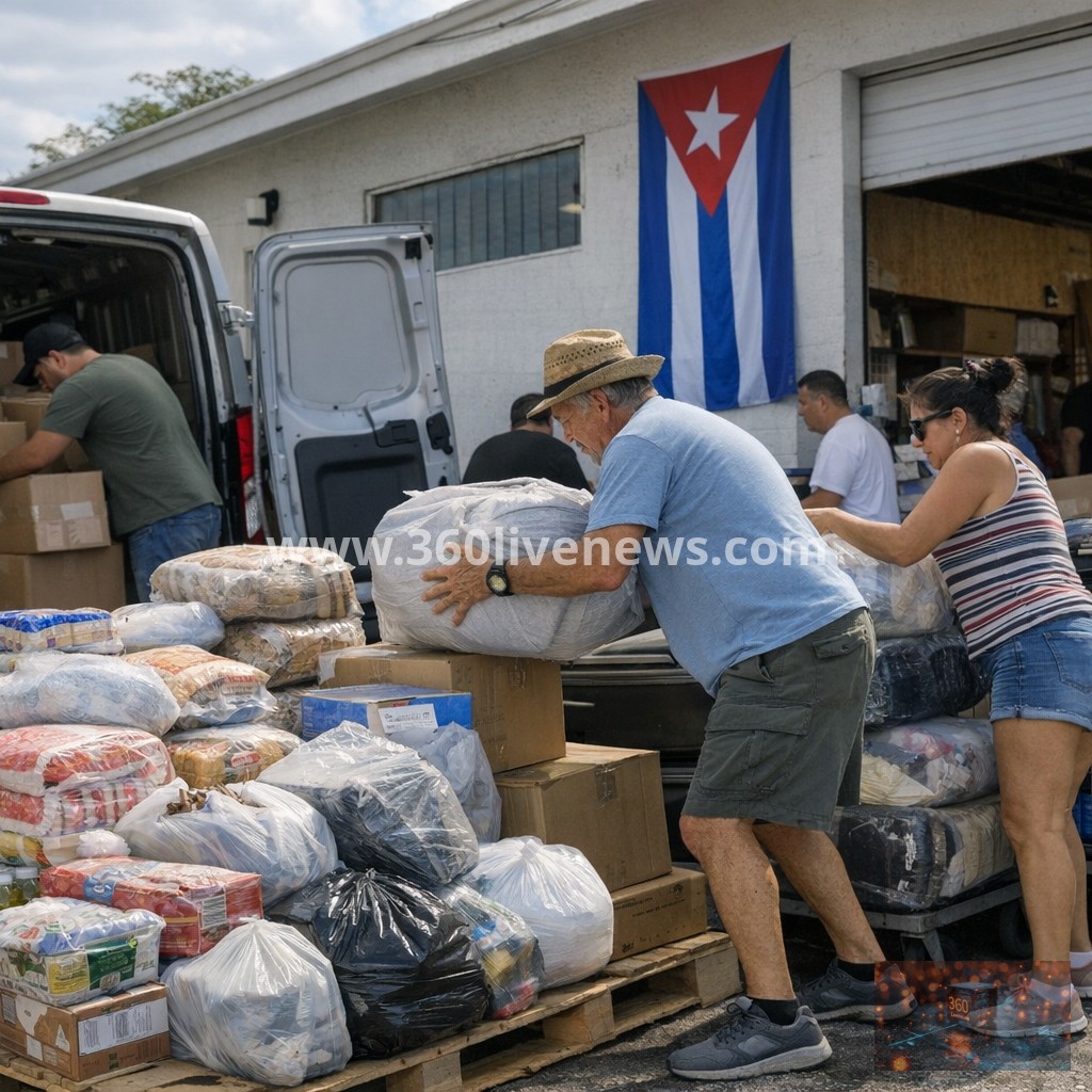 Floridians send food and supplies to relatives in Cuba as oil blockade bites