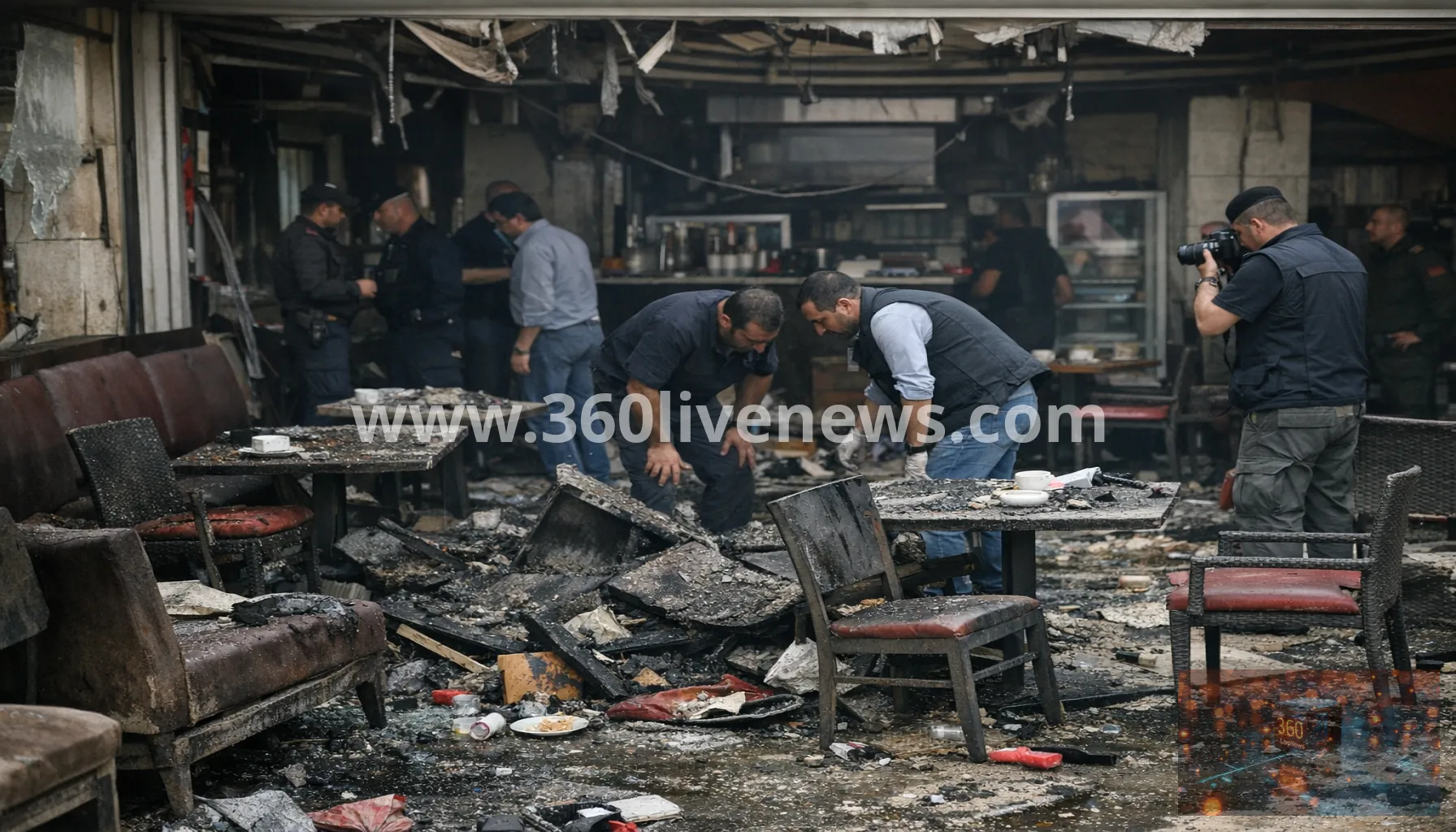 Damascus cafe blast kills five as authorities say explosive device was planted