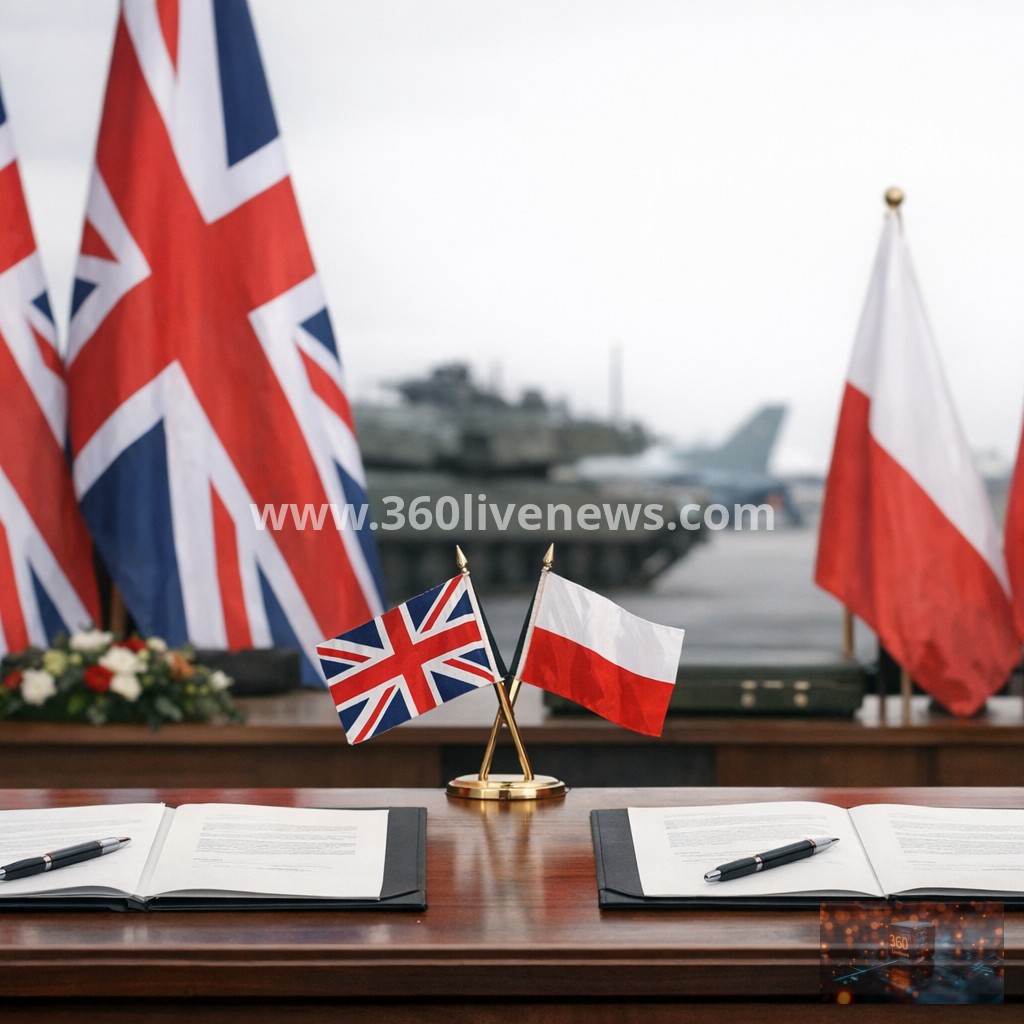 UK and Poland sign defence pact amid warnings over Russian aggression
