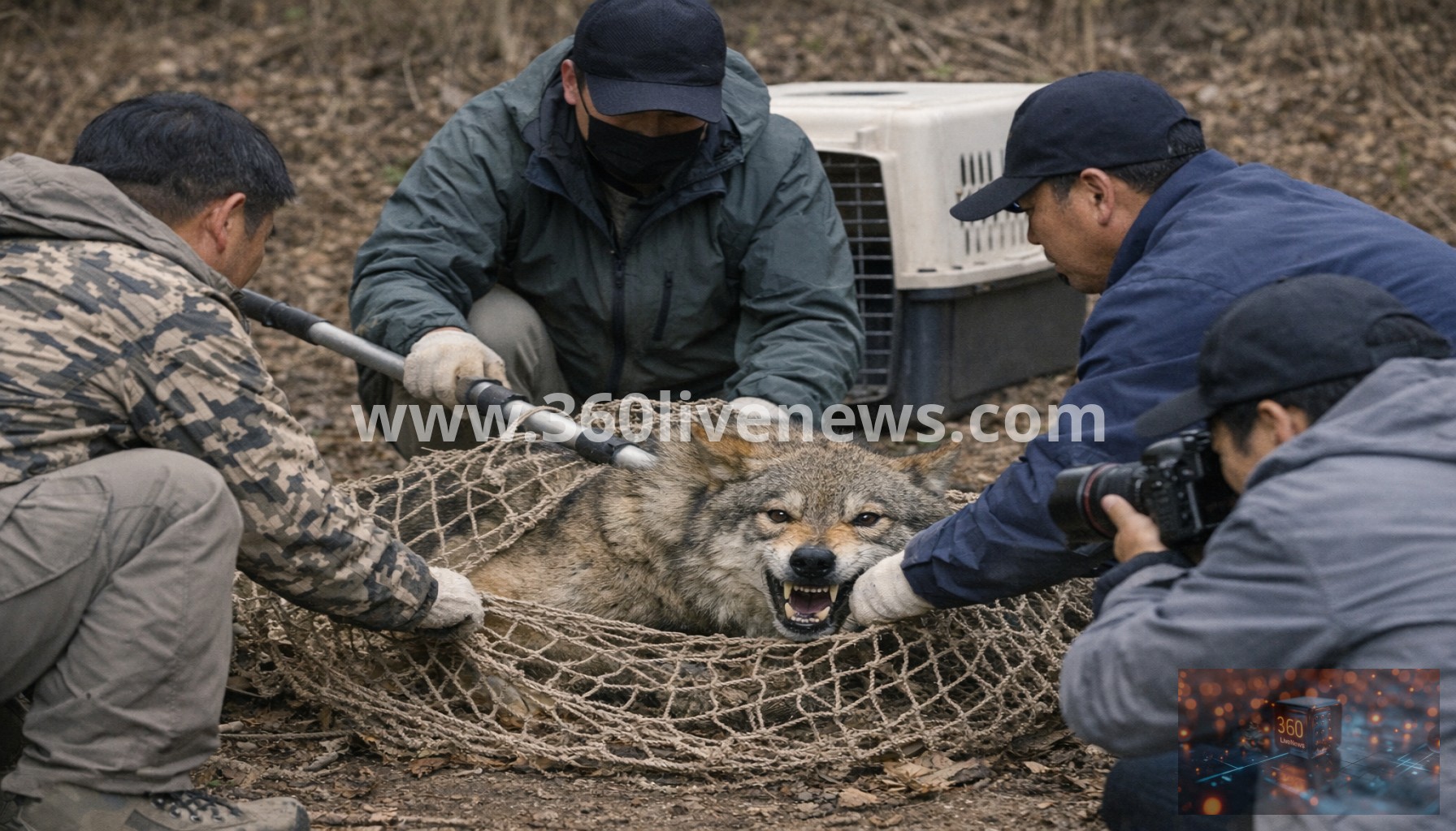 Escaped wolf 'Neukgu' captured after 9-day search in South Korea