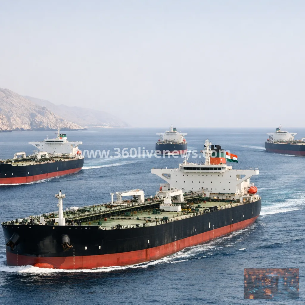 Three India-flagged oil tankers transit Strait of Hormuz safely