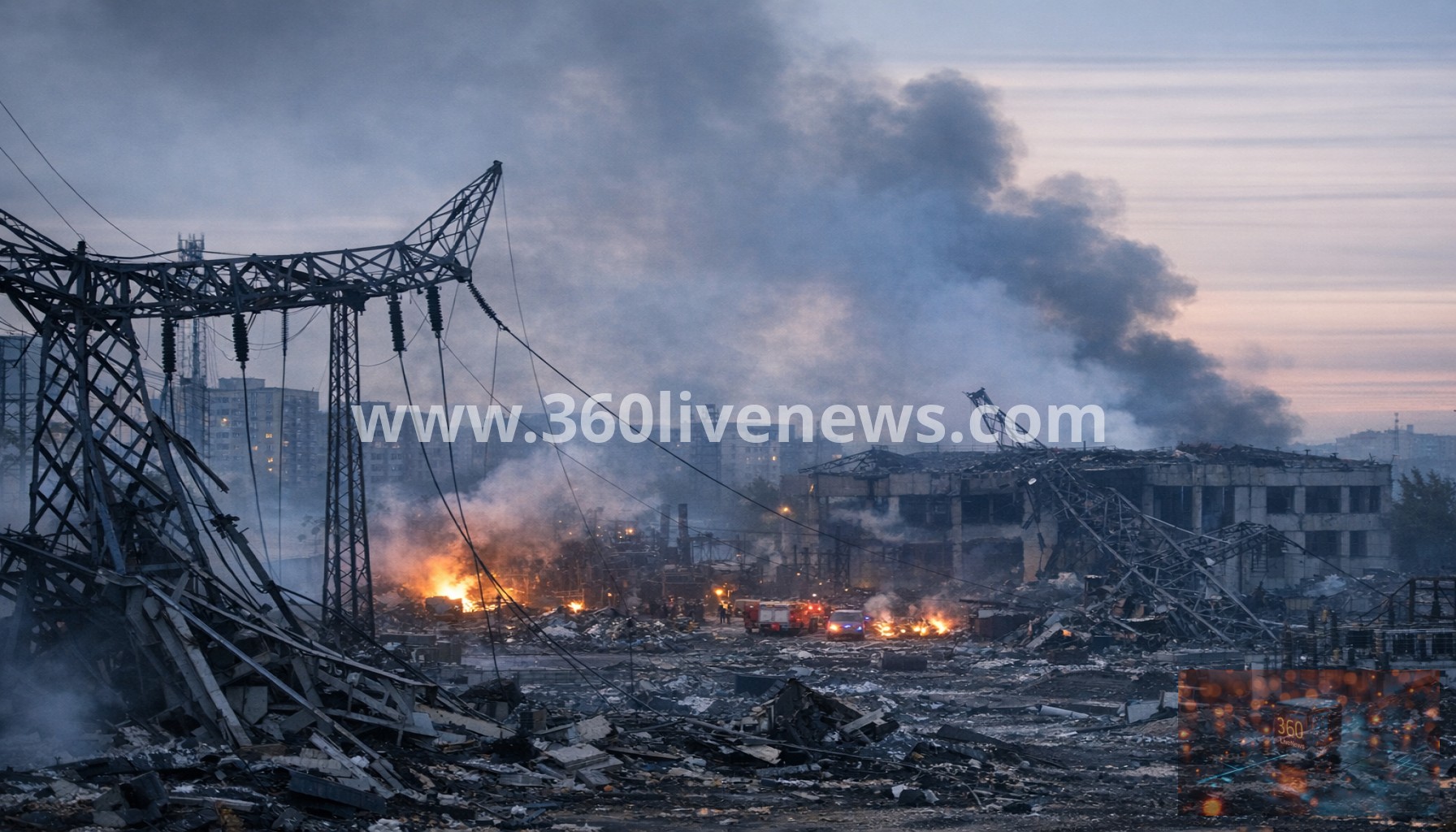 Russian strikes kill at least five in Ukraine ahead of rival ceasefires