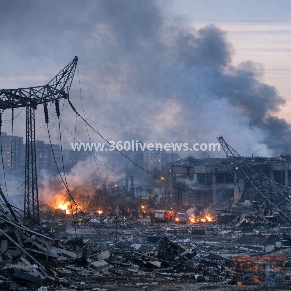 Russian strikes kill at least five in Ukraine ahead of rival ceasefires