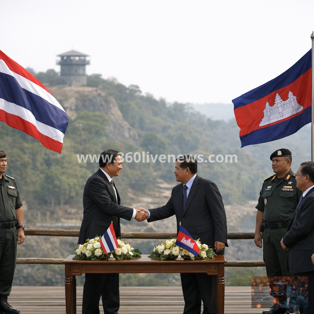 Thailand and Cambodia pledge lasting peace after border clashes