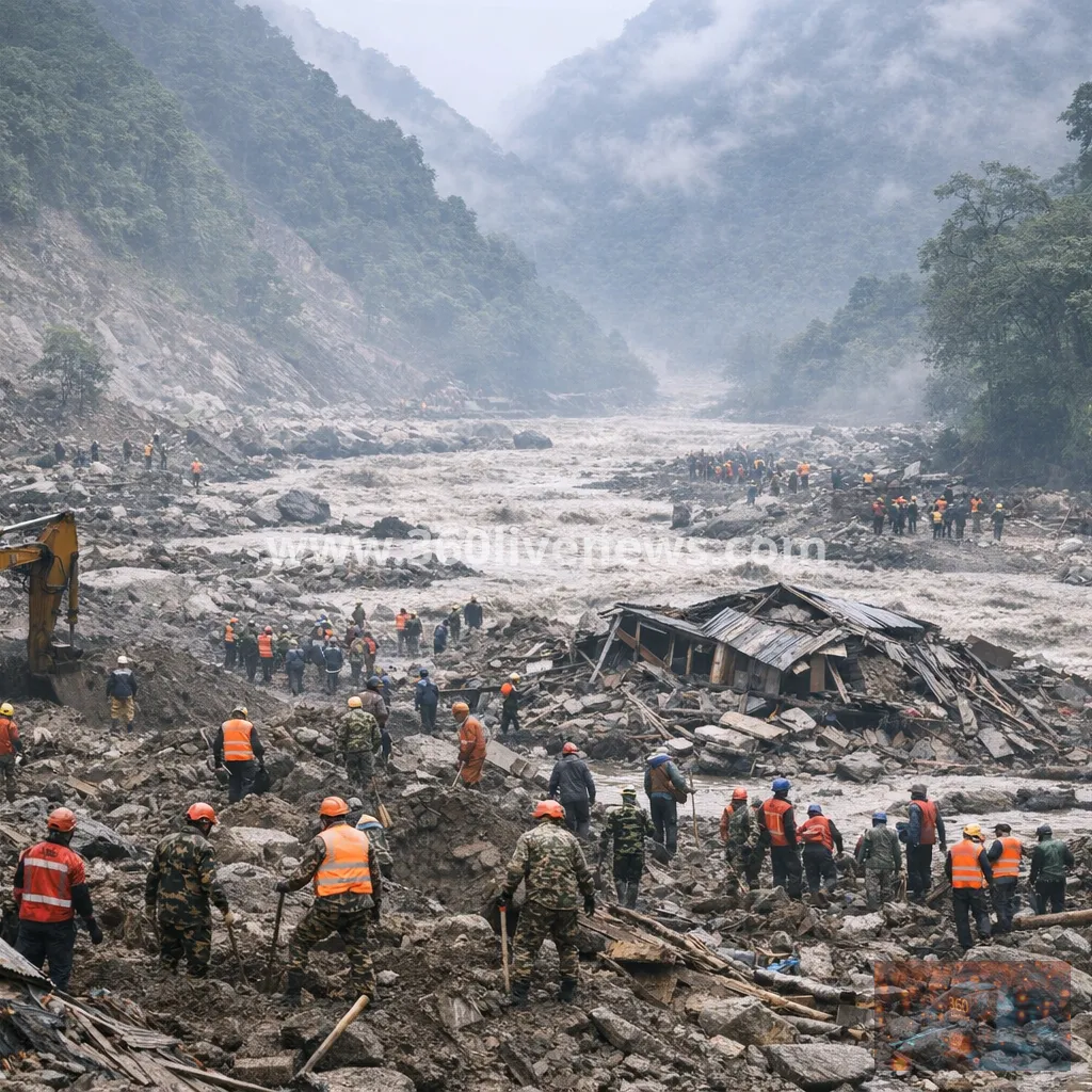 Death toll nears 400 as rescuers search for more than 1,400 missing after Nepal-Tibet floods