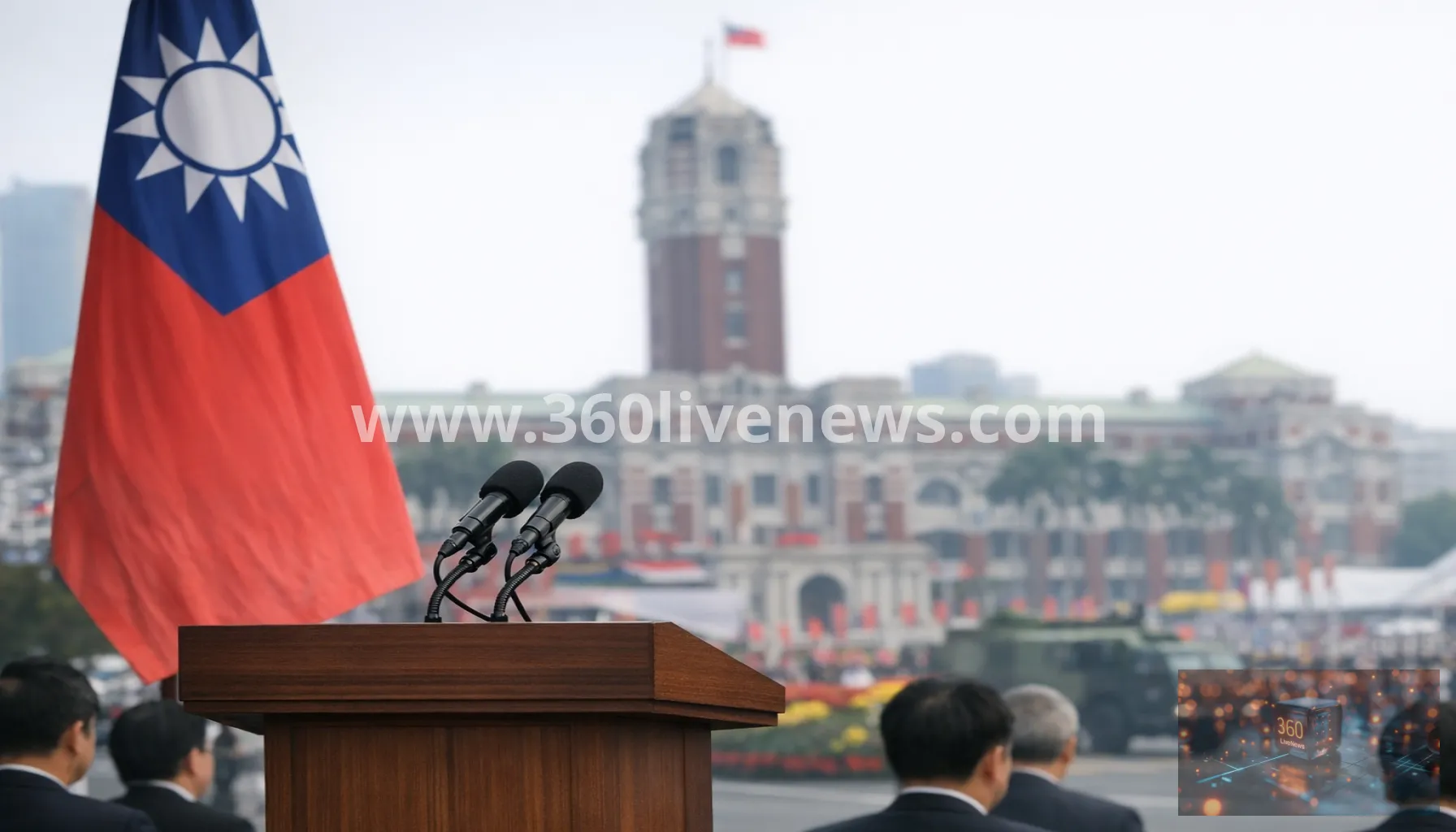 Taiwan president says defence spending boost aims to deter war on National Day