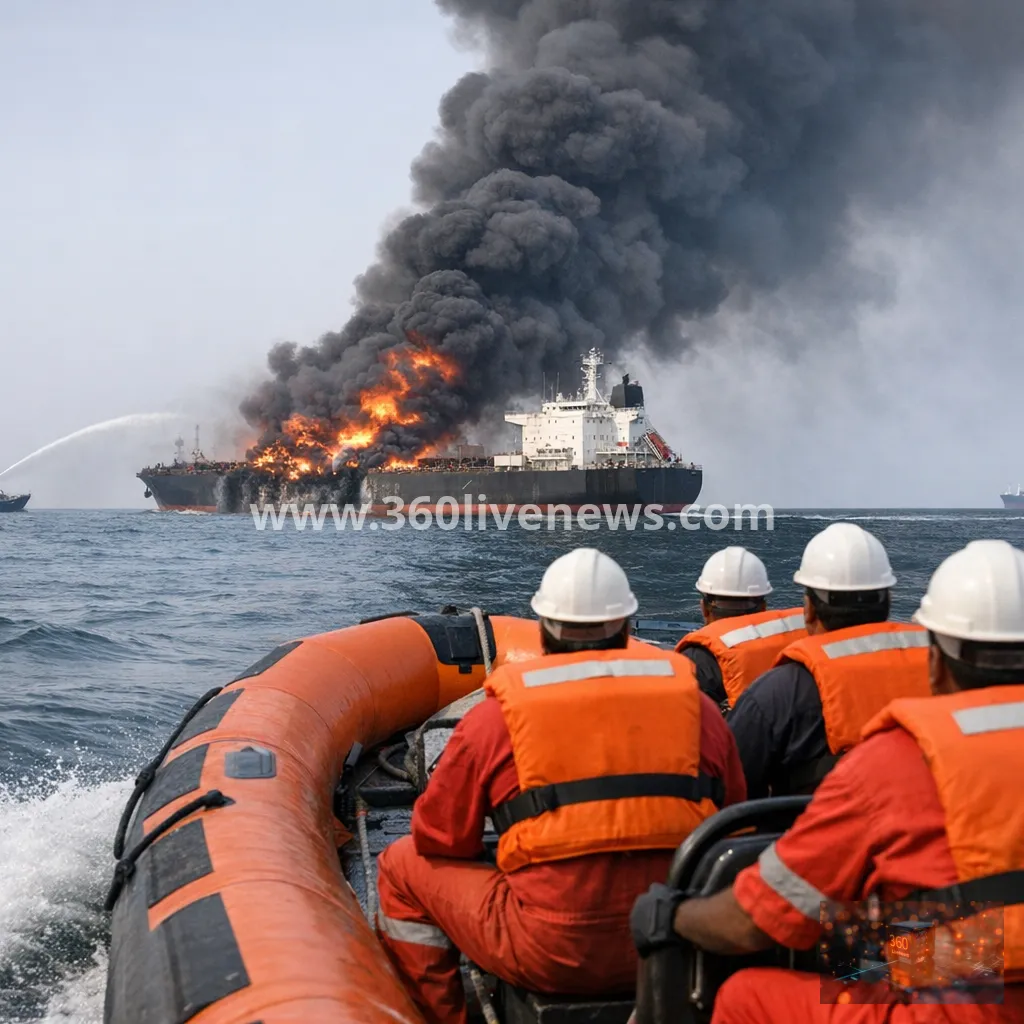 Indian crew affected as tanker fires and strikes reported off Oman