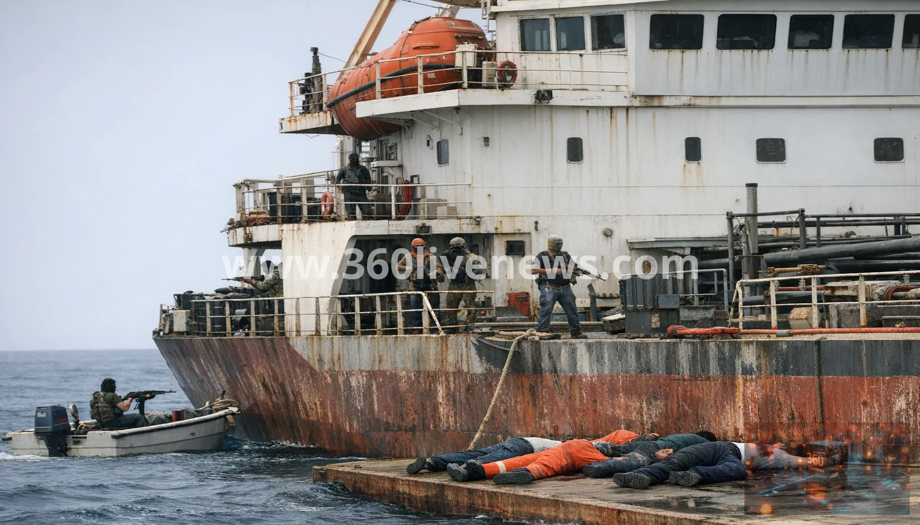 Somali pirates kill five crew on hijacked tanker off Puntland