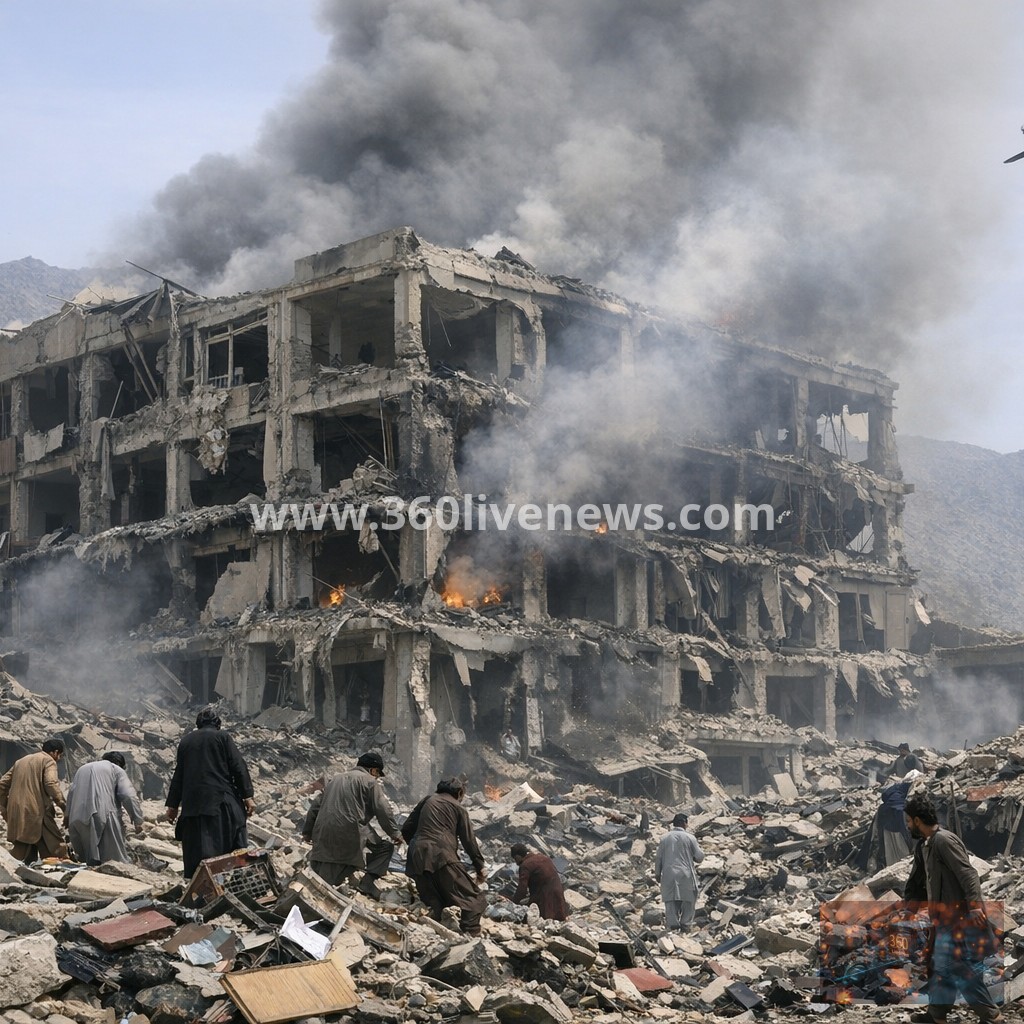 Pakistani attacks on Afghan Kunar University kill and injure dozens