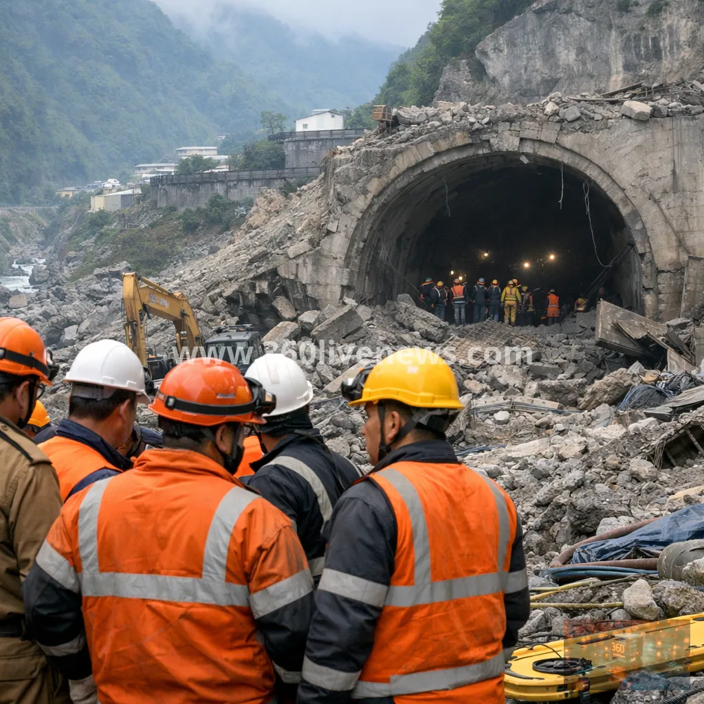 Death toll rises to 20 after blast and tunnel collapse at hydroelectric project in Sikkim