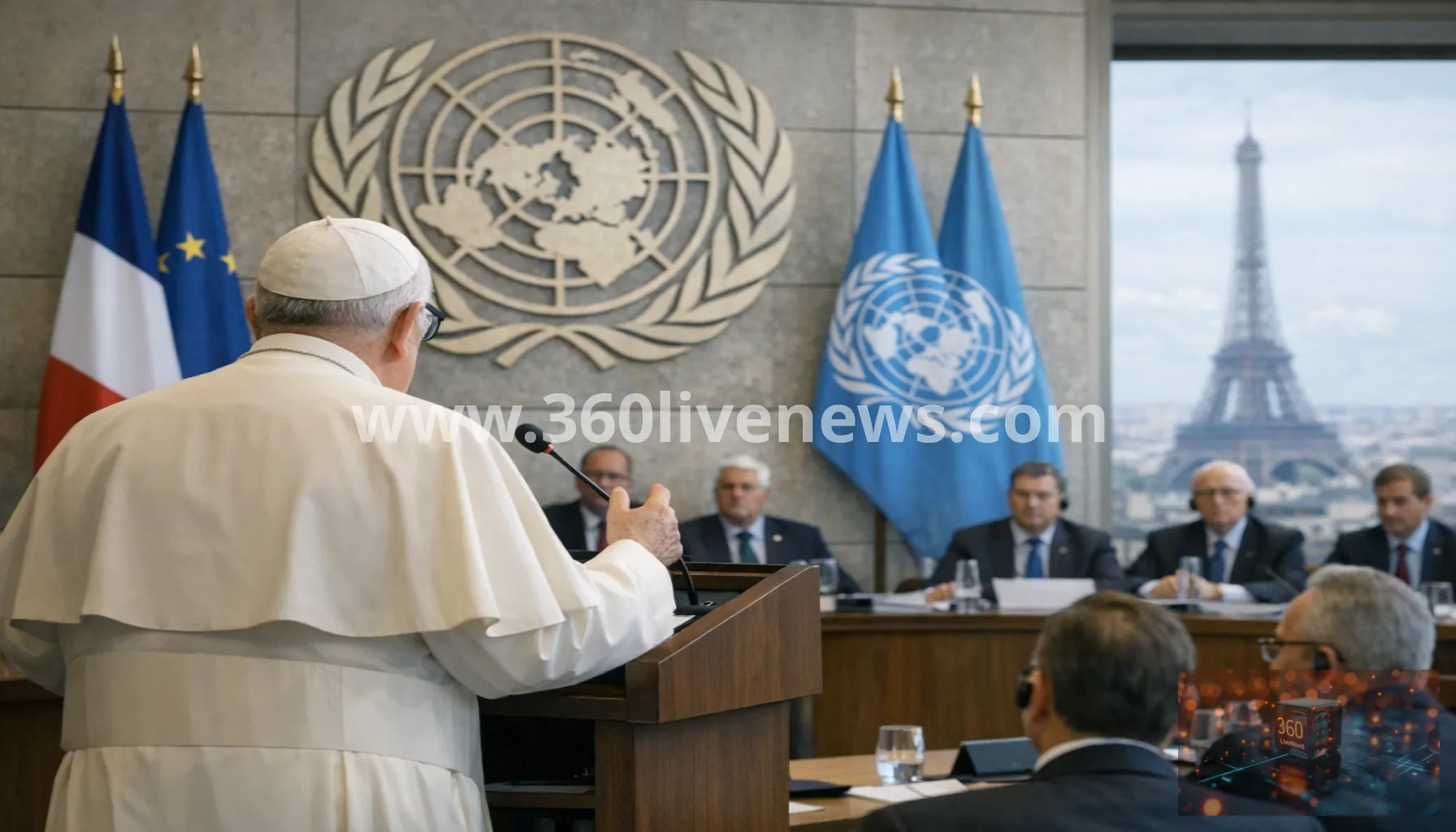 Pope Leo warns UN risks becoming a 'charade' during Paris visit
