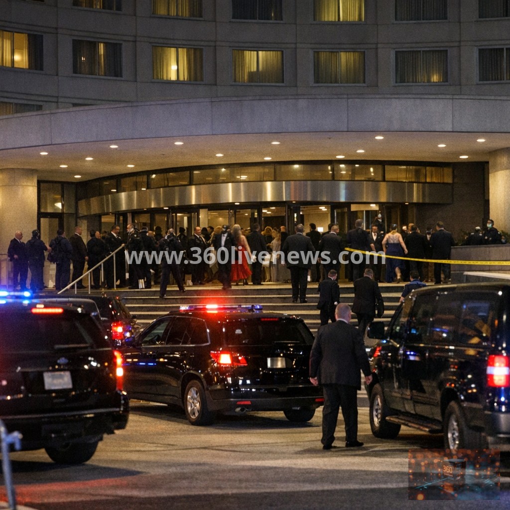 Trump safe after shots fired at White House Correspondents' Dinner; suspect apprehended