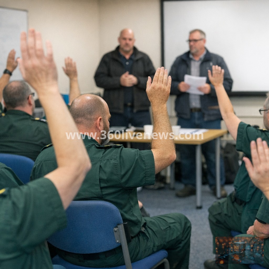 Unite Union Members in National Ambulance Service Vote for Industrial Action Amid Wage Dispute