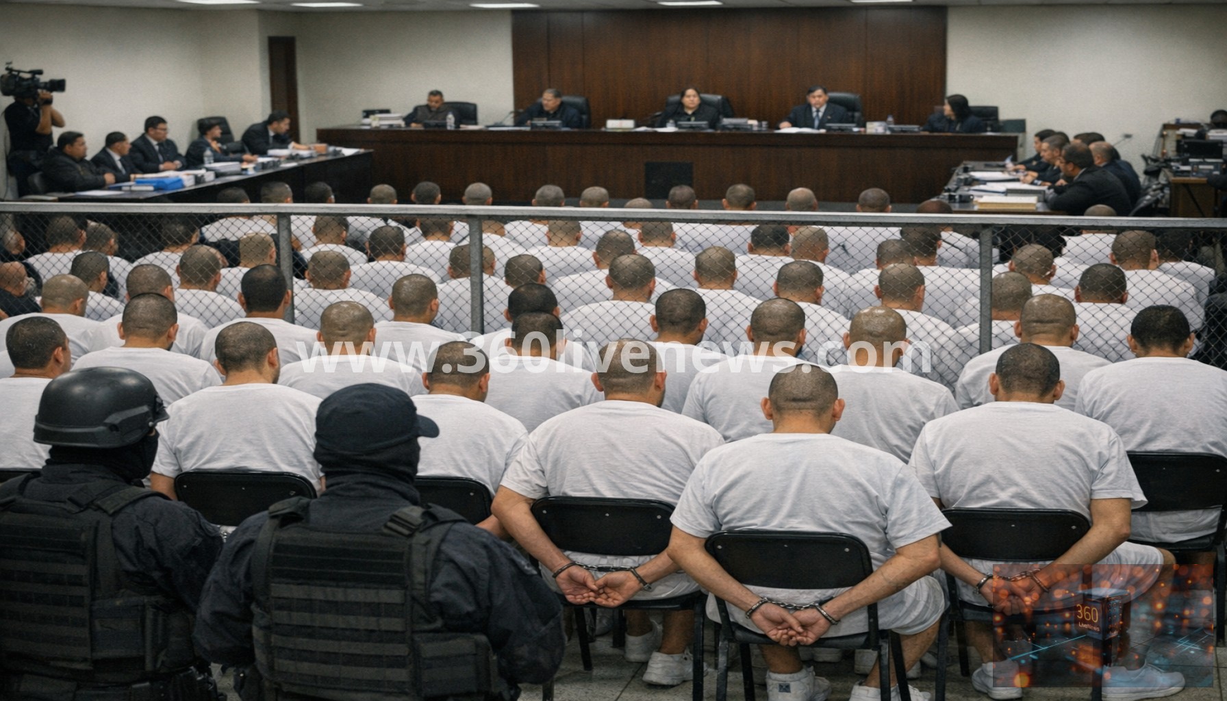 Mass trial for 486 alleged gang members begins in El Salvador