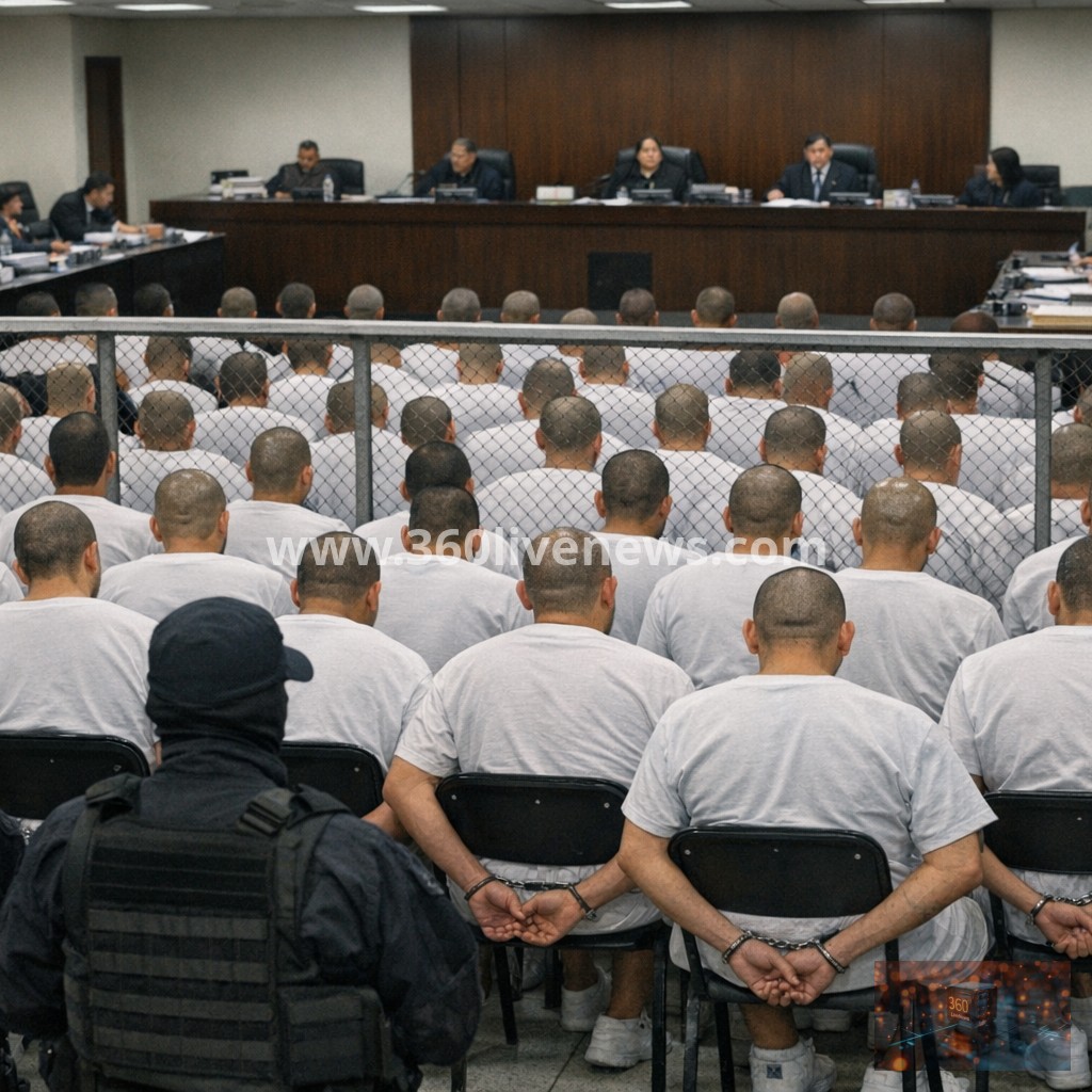 Mass trial for 486 alleged gang members begins in El Salvador
